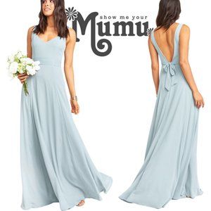 SHOW ME YOUR MUMU Jenn Maxi Dress Sage XL NWOT